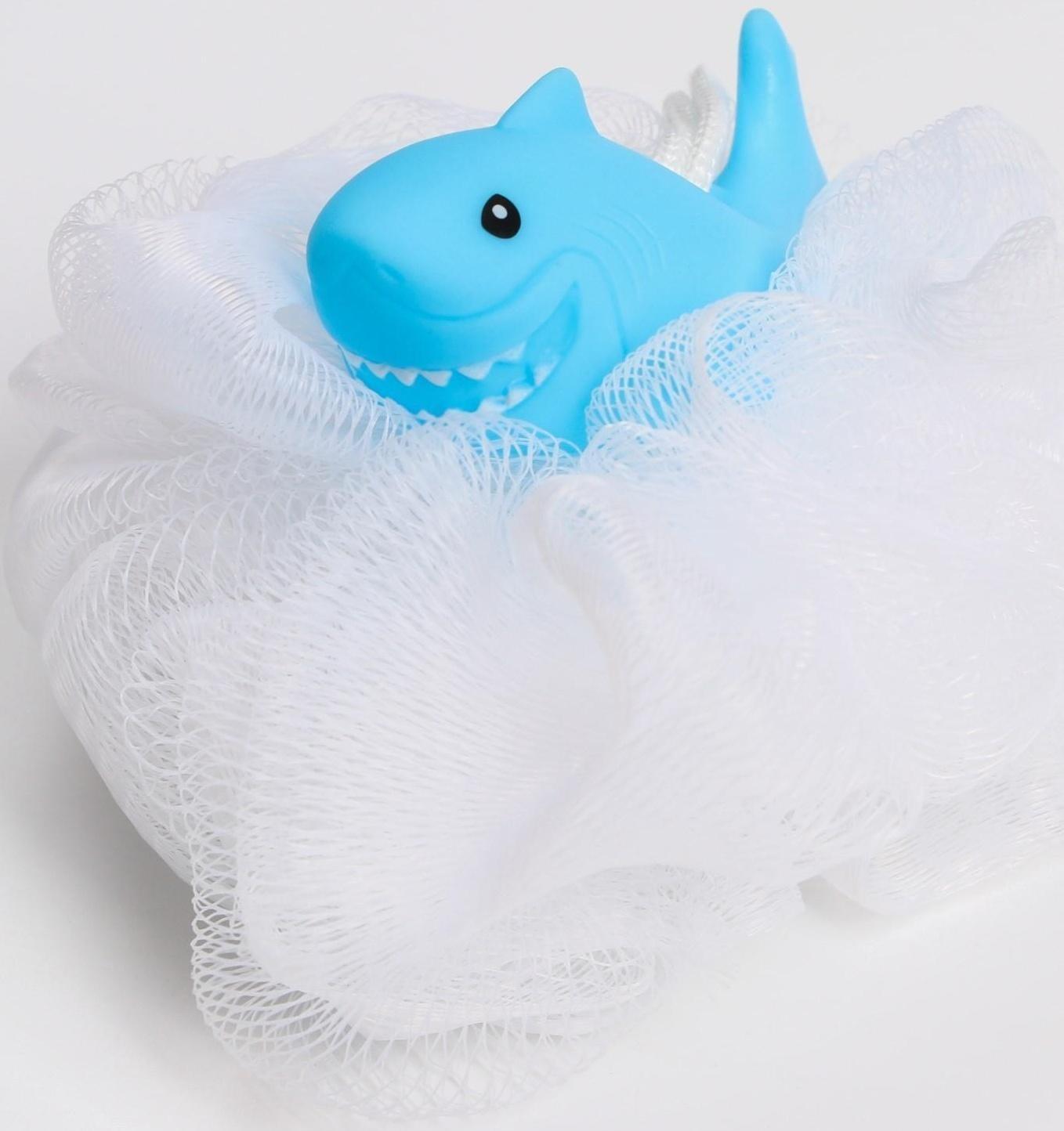 Мочалка детская для купания, цвет и рисунок МИКС