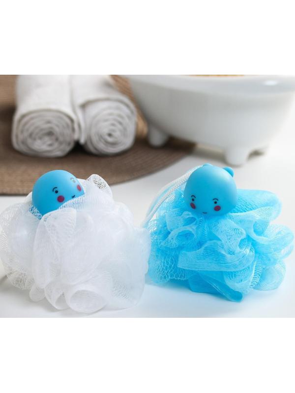 Мочалка детская для купания, цвет и рисунок МИКС