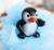 Игрушка-мочалка для купания, детская «Пингвин»