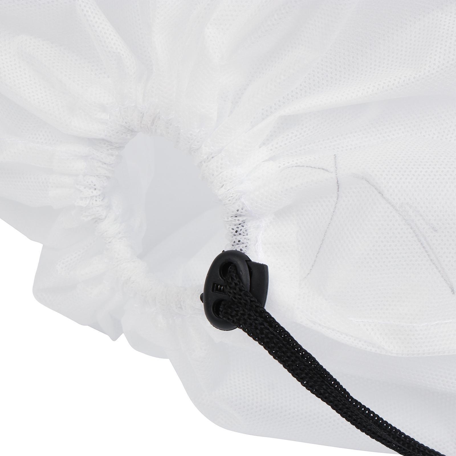 Чехол для растений, трапеция на шнурках, 70 × 60 см, спанбонд с УФ-стабилизатором, плотность 60 г/м², 1 шт., белый