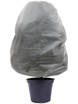 Чехол для растений, трапеция на шнурках, 140 × 110 см, спанбонд с УФ-стабилизатором, плотность 60 г/м², 1 шт, белый