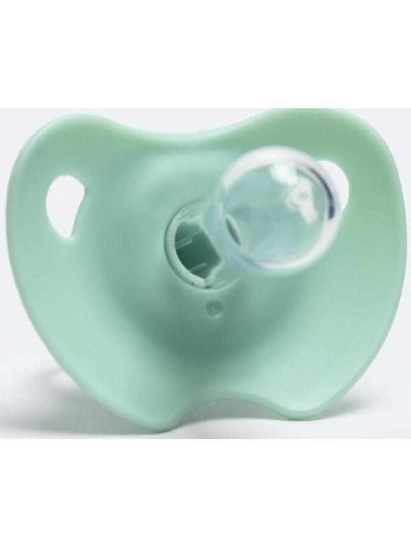 Соска-пустышка классическая, силикон, от 3 мес., с колпачком, МИКС для мальчика