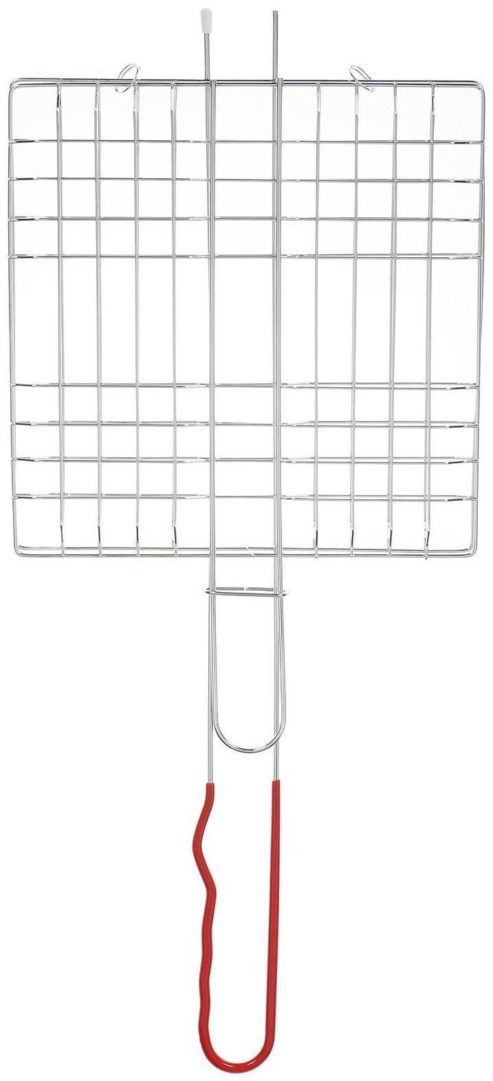 Решётка-гриль универсальная Maclay, нержавеющая сталь, размер 46 x 21 см, рабочая поверхность 21 x 21 см