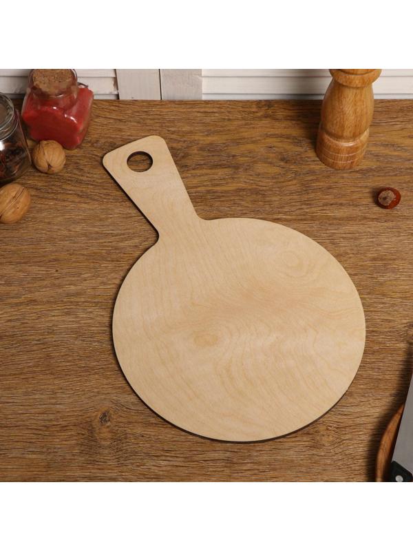 Набор досок разделочных двухсторонних, круглых, с ручкой, 5 штук