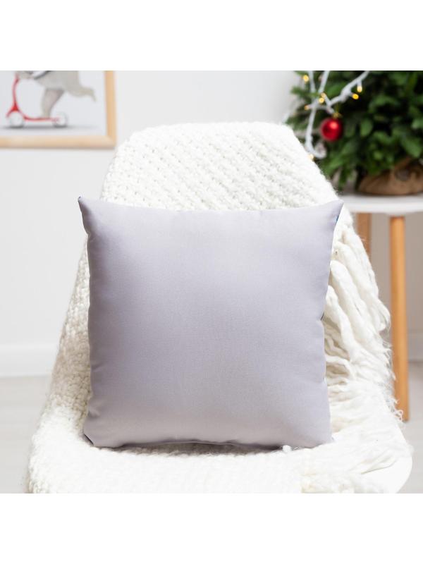 Подушка декоративная, размер 35х35 см, габрадин, холлофайбер, полиэстер100%