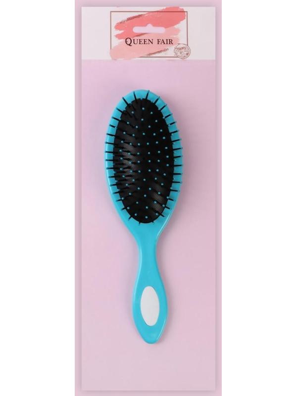 Расчёска массажная, 7 × 22 см, цвет МИКС