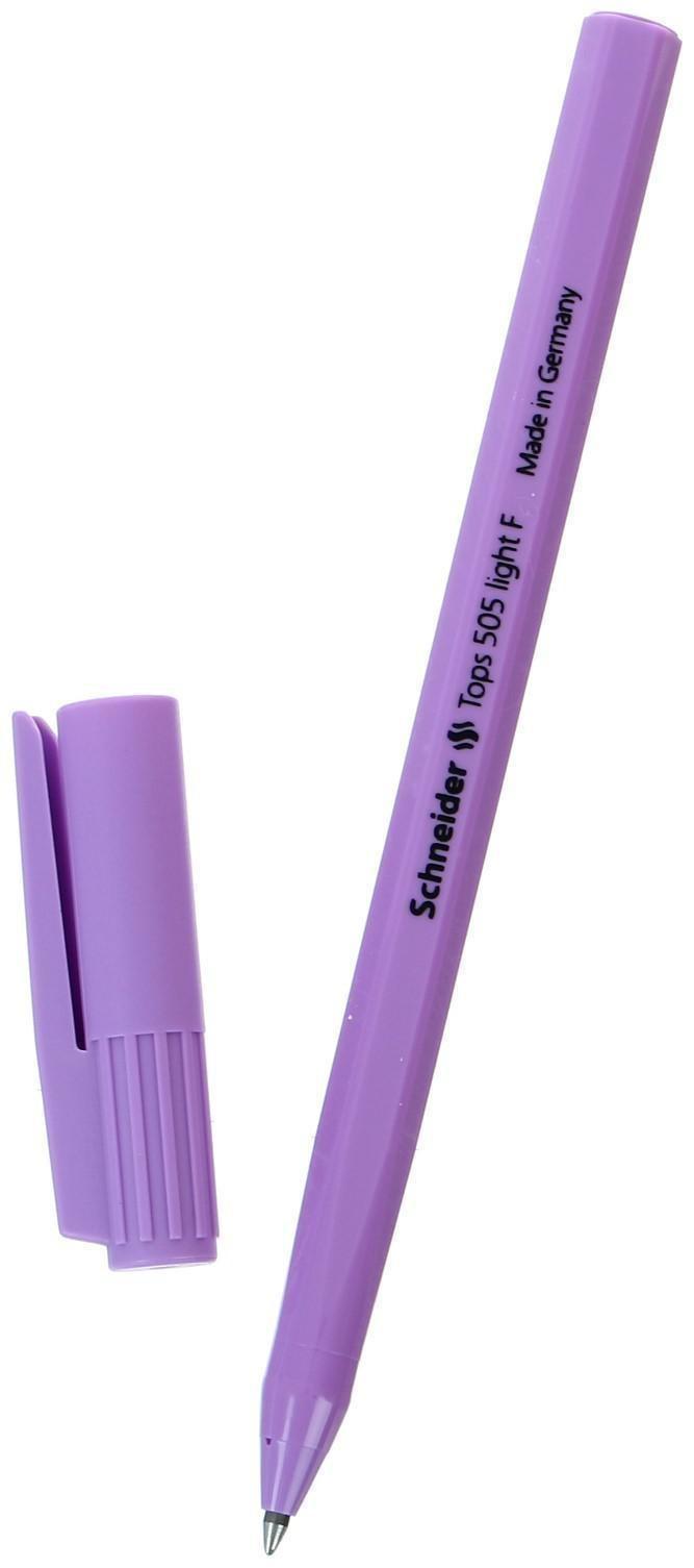 Ручка шариковая Schneider Tops 505 F, узел 0.8 мм, синие чернила, корпус пастель микс