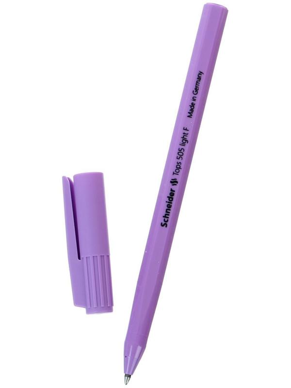 Ручка шариковая Schneider Tops 505 F, узел 0.8 мм, синие чернила, корпус пастель микс
