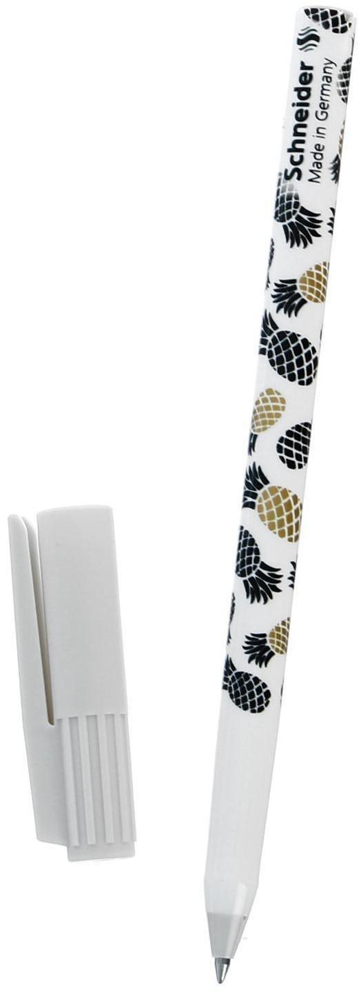 Ручка шариковая Schneider TOPS 505 F, узел 0.8 мм, светостойкие чернила, с принтами микс, синяя