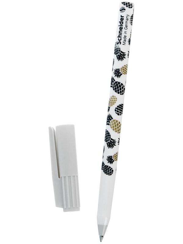 Ручка шариковая Schneider TOPS 505 F, узел 0.8 мм, светостойкие чернила, с принтами микс, синяя