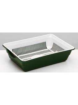 Лоток с сеткой №4, 36 х 25,5 х 9 см, микс цветов