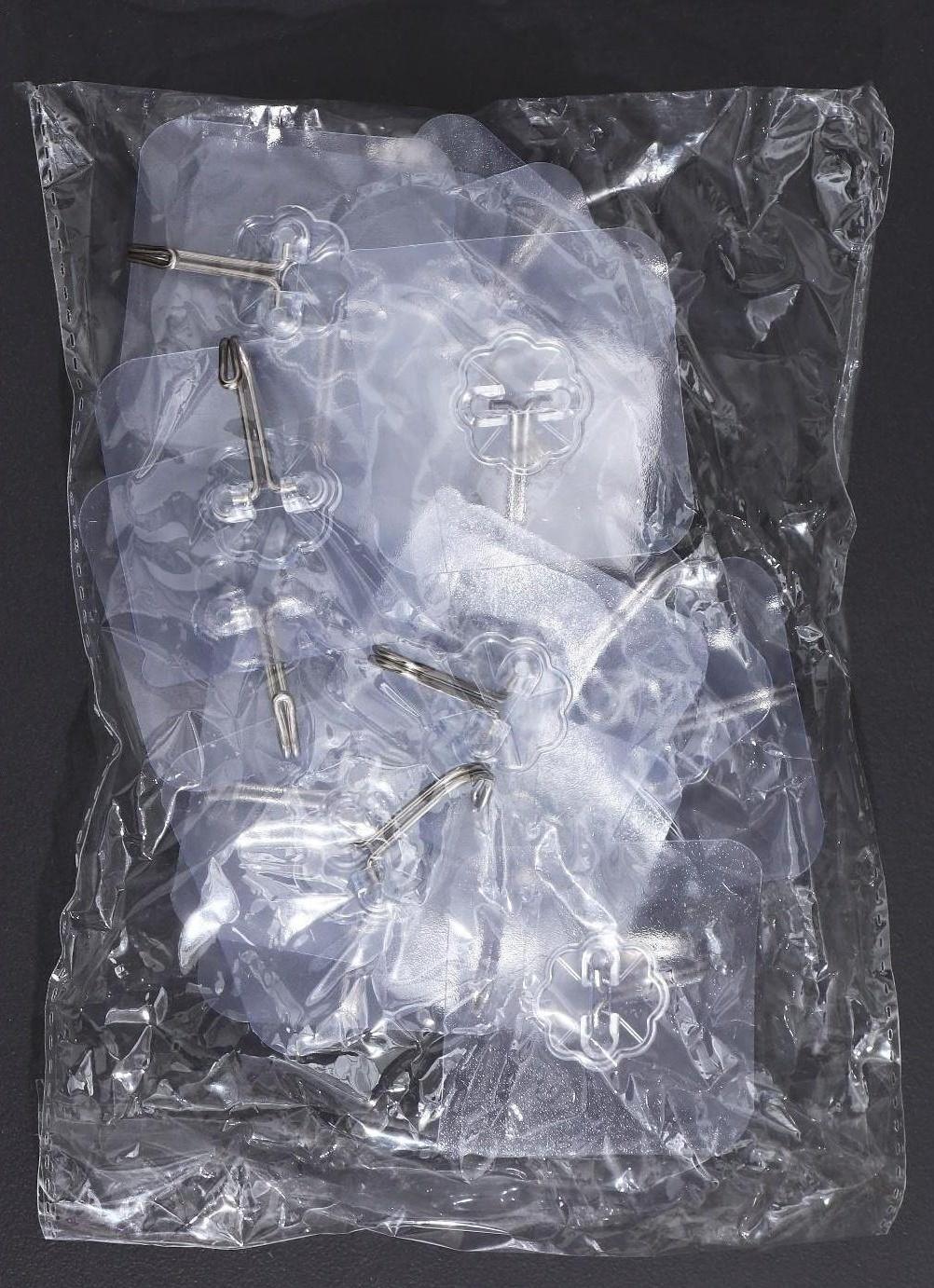 Крючок-наклейка, 6×6,5×2 см, цвет прозрачный