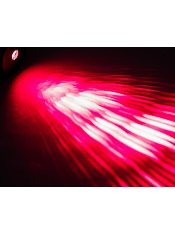 Лазерная указка аккумуляторная, дальность 2 км, красный луч, 14 х 2 см