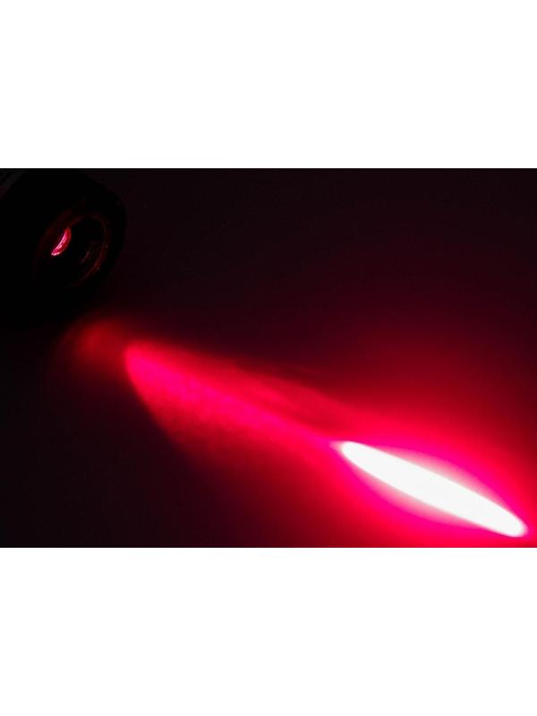 Лазерная указка аккумуляторная, дальность 2 км, красный луч, 14 х 2 см