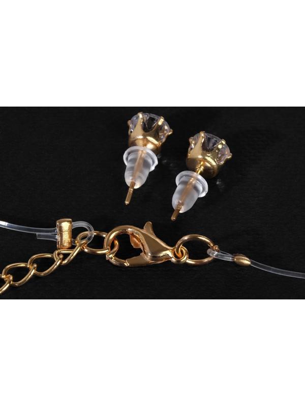 Гарнитур 2 предмета: серьги, кулон 