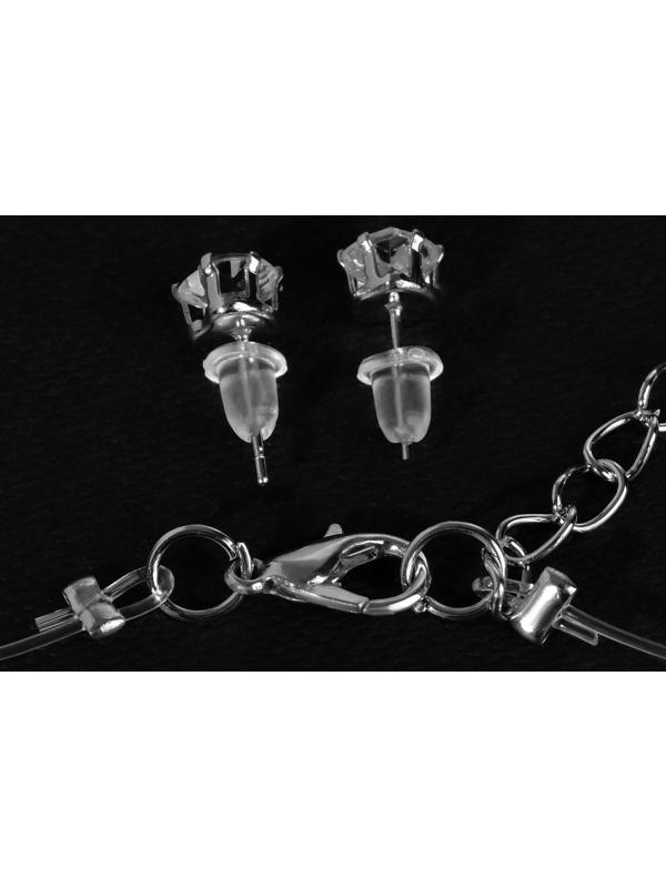 Гарнитур 2 предмета: серьги, кулон 