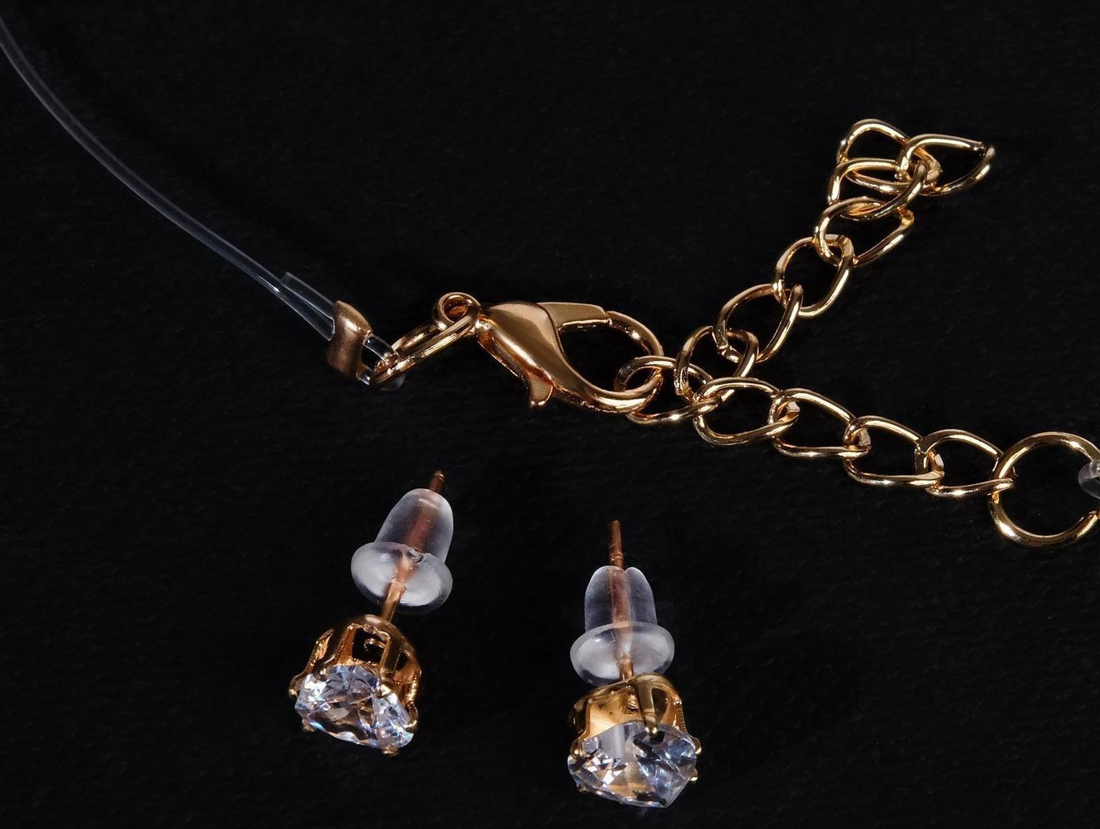 Гарнитур 2 предмета: серьги, кулон 