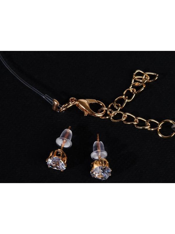 Гарнитур 2 предмета: серьги, кулон 