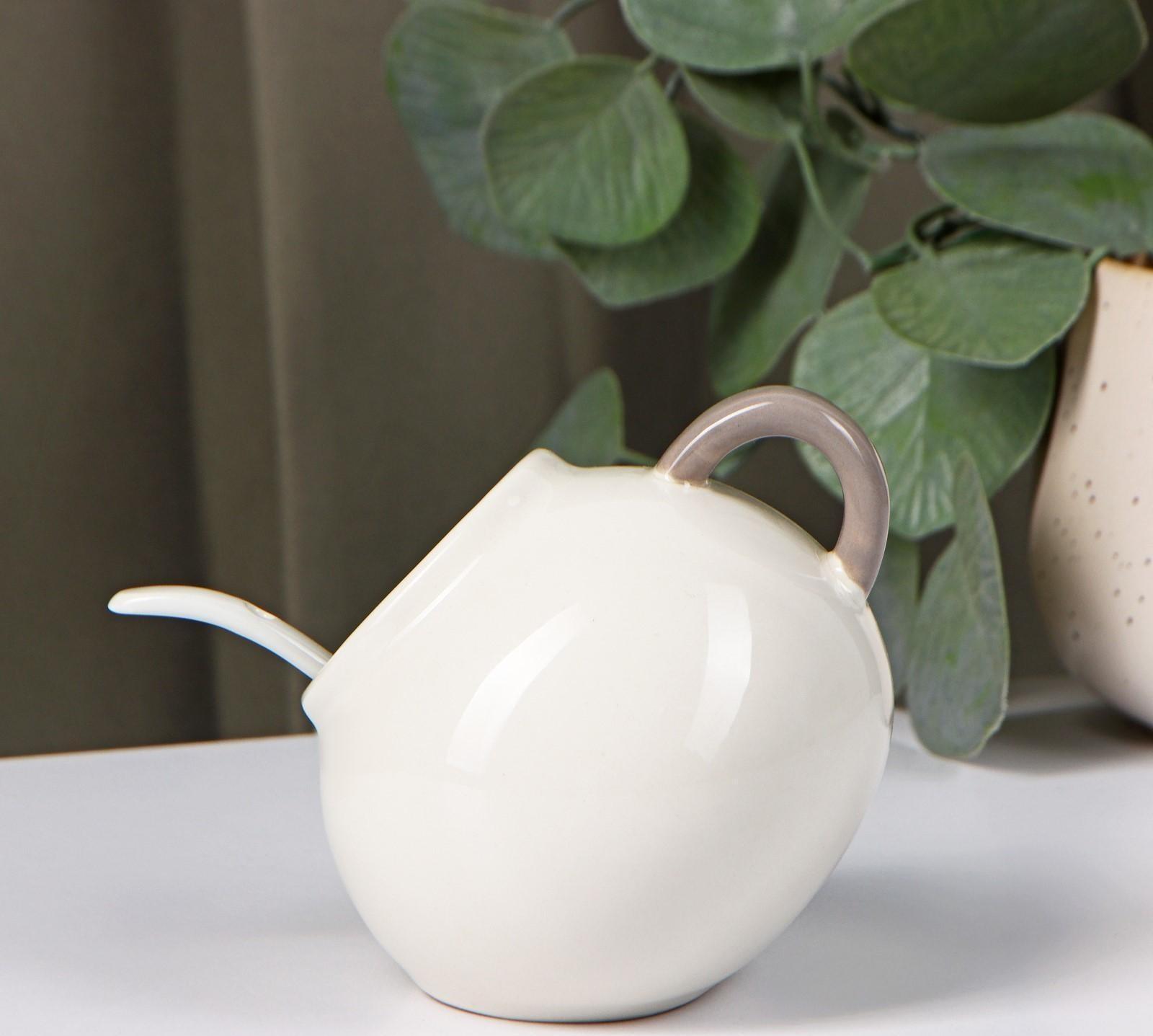 Сахарница с ложкой Доляна «Зайка», 200 мл