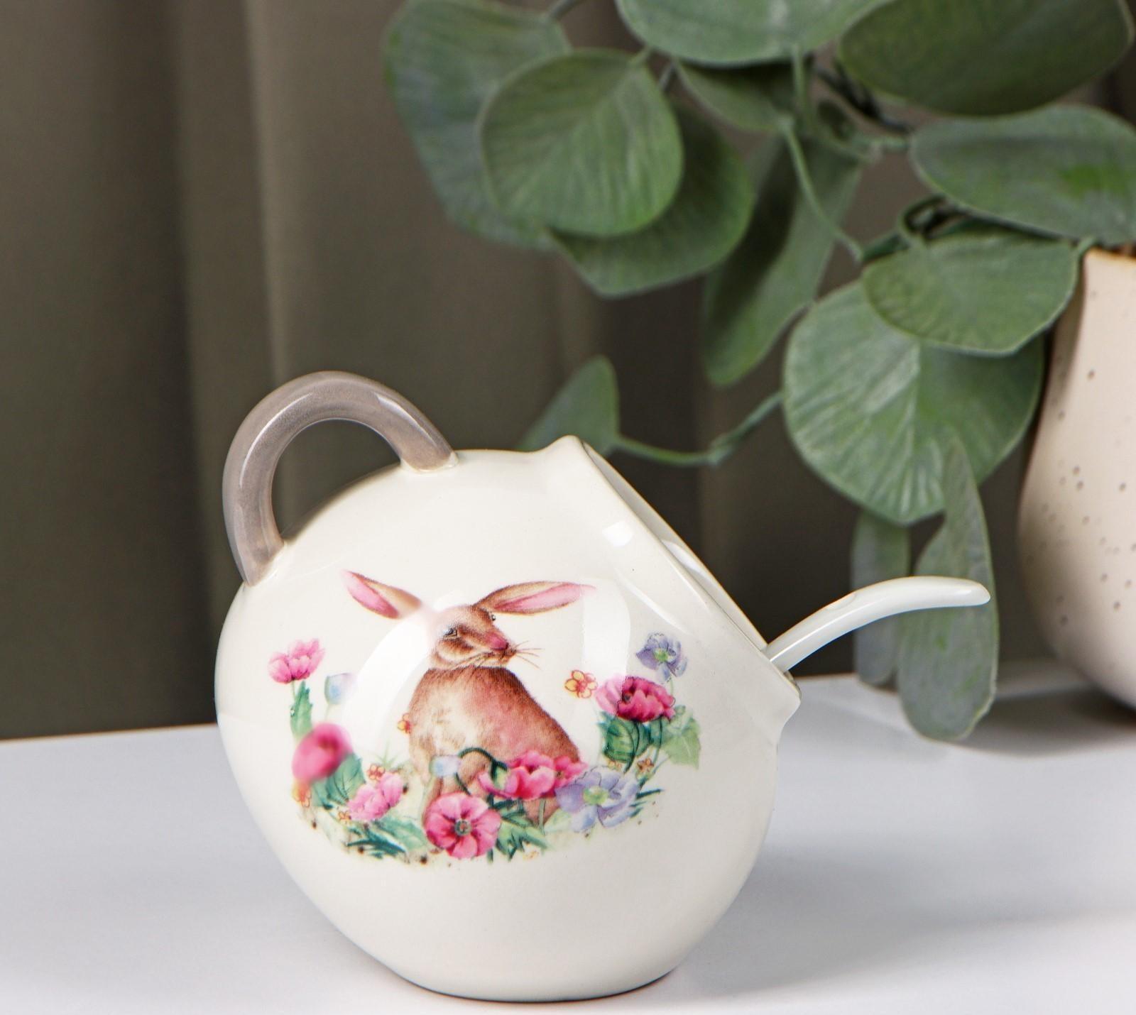 Сахарница с ложкой Доляна «Зайка», 200 мл