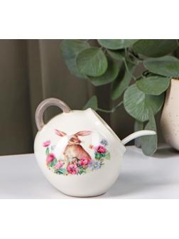 Сахарница с ложкой Доляна «Зайка», 200 мл