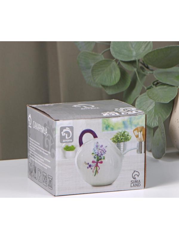 Сахарница с ложкой Доляна «Зайка», 200 мл