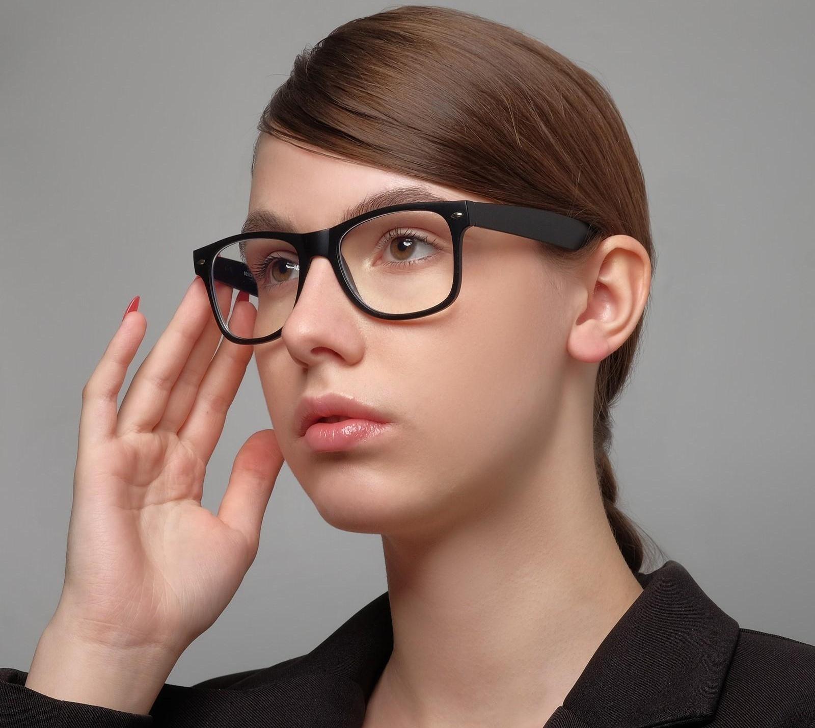 Очки компьютерные 28008, цвет чёрный глянец