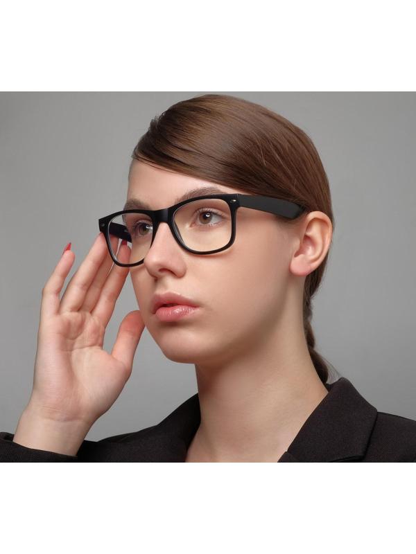 Очки компьютерные 28008, цвет чёрный глянец