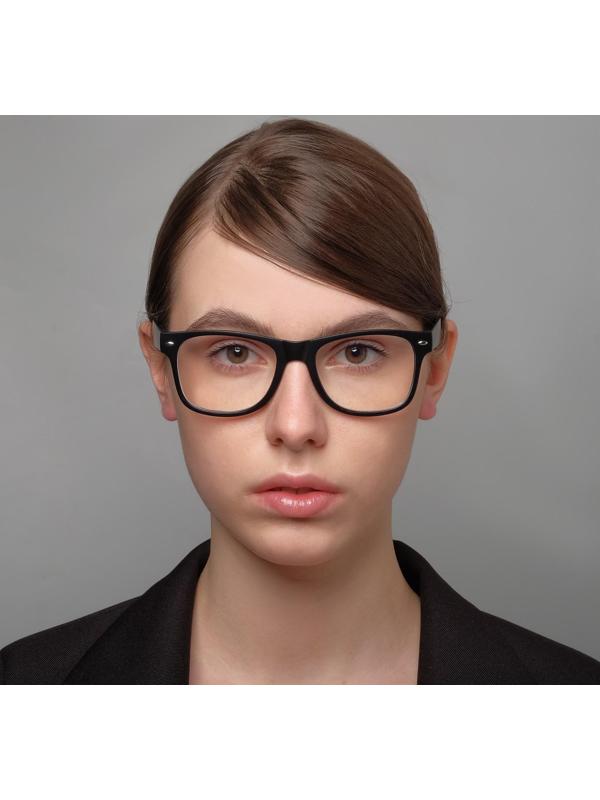 Очки компьютерные 28008, цвет чёрный глянец