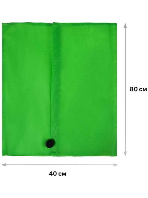 Чехол для растений, прямоугольник на шнурках, 80 × 40 см, спанбонд с УФ-стабилизатором, плотность 60 г/м², зелёный