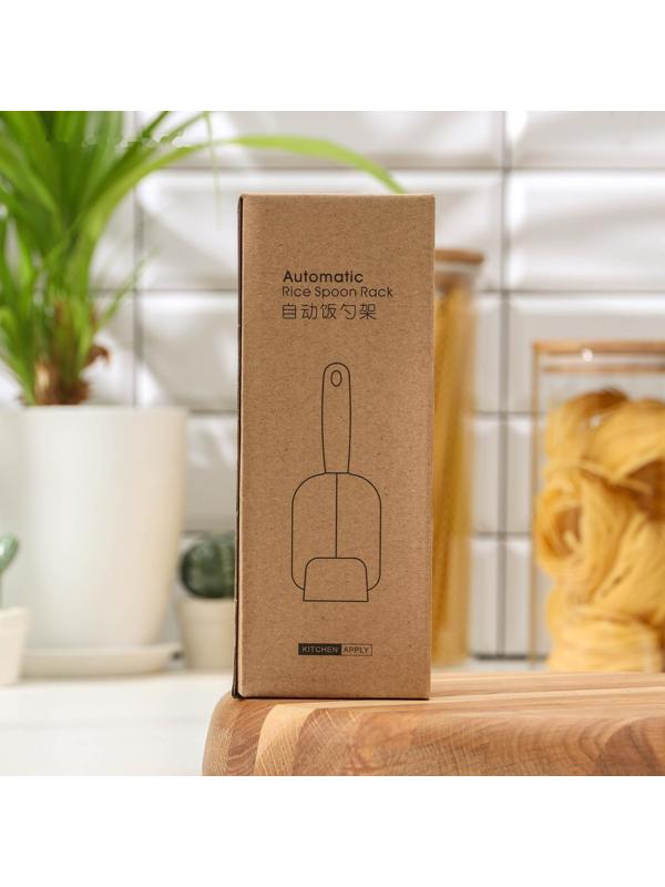 Ложка для мультиварки с подставкой, 7×3×20,5 см, цвет МИКС