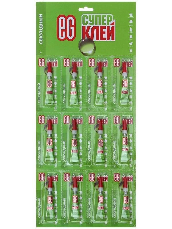 Супер-Клей Еврогарант блистер, 3г/1 шт.
