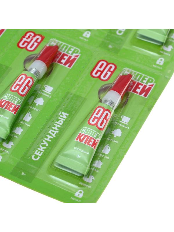 Супер-Клей Еврогарант блистер, 3г/1 шт.