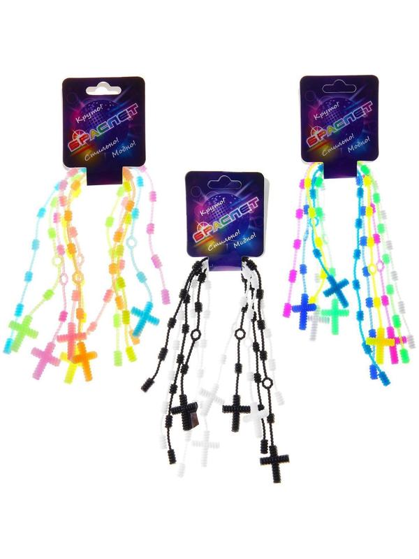 Карнавальный браслет «Креатив», набор 6 шт., цвета МИКС