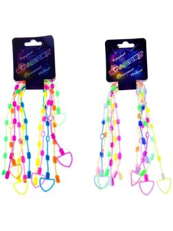 Карнавальный браслет, набор 6 шт., цвета МИКС