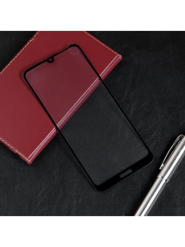 Защитное стекло Red Line для Huawei Honor 8A/8A Pro/Y6s 2019,Full screen,полный клей,черное