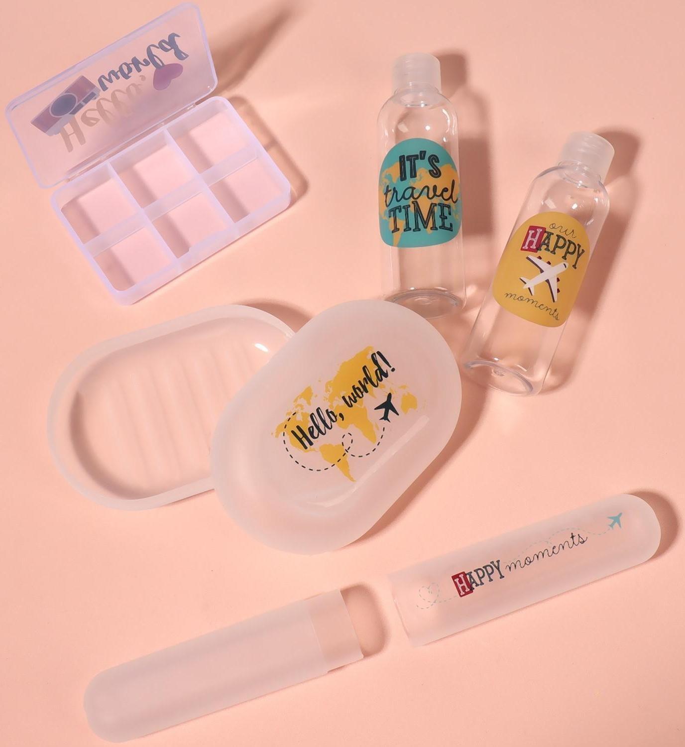 Набор дорожный «Travel time», в чехле, 5 предметов