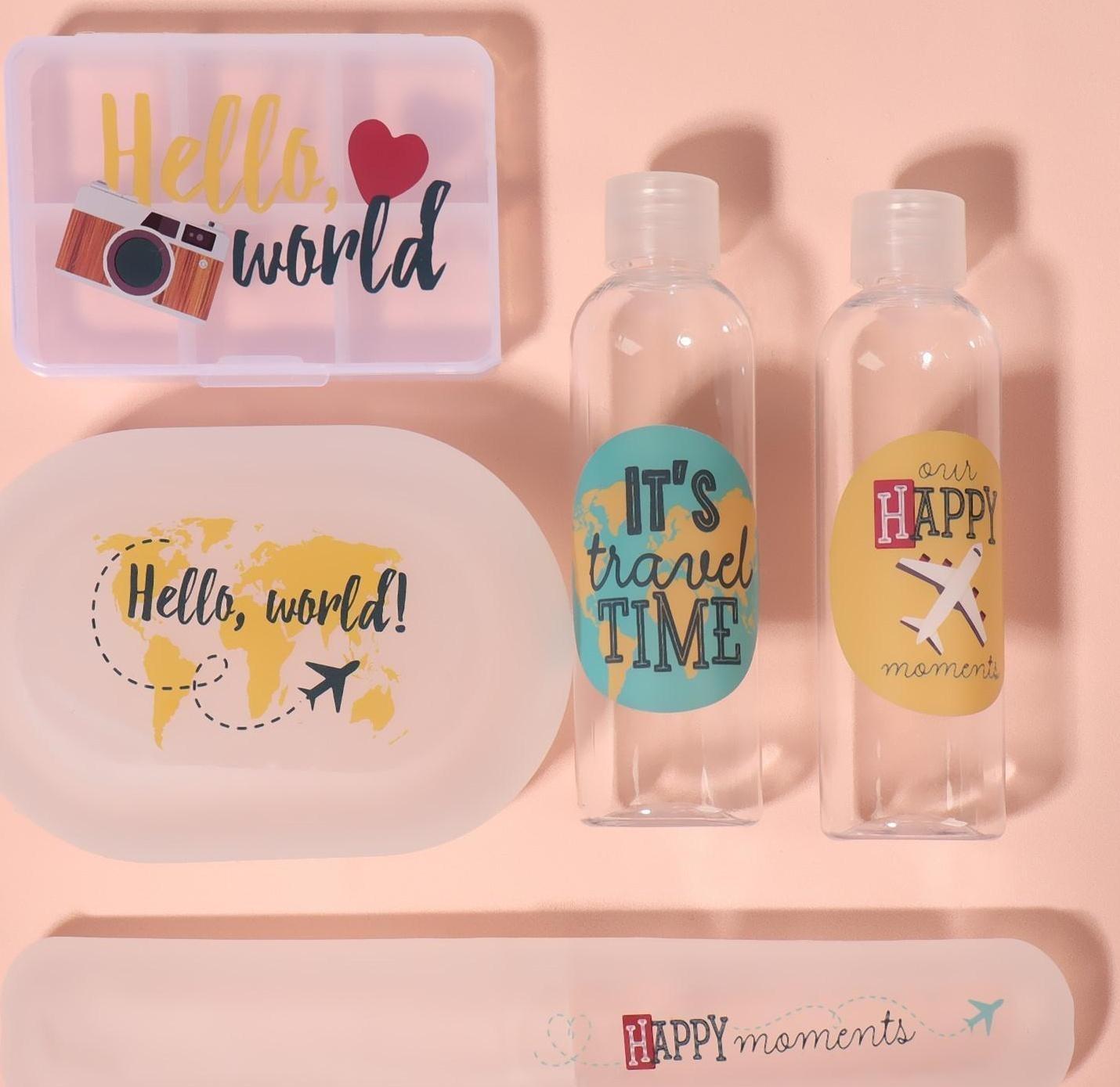 Набор дорожный «Travel time», в чехле, 5 предметов