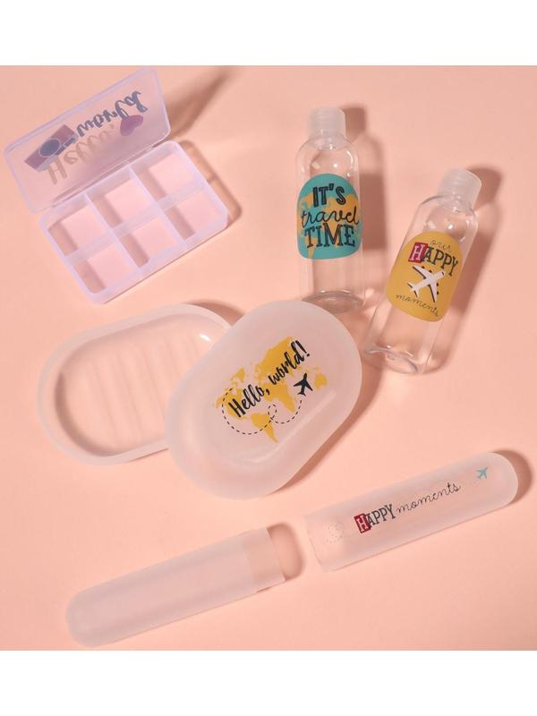 Набор дорожный «Travel time», в чехле, 5 предметов