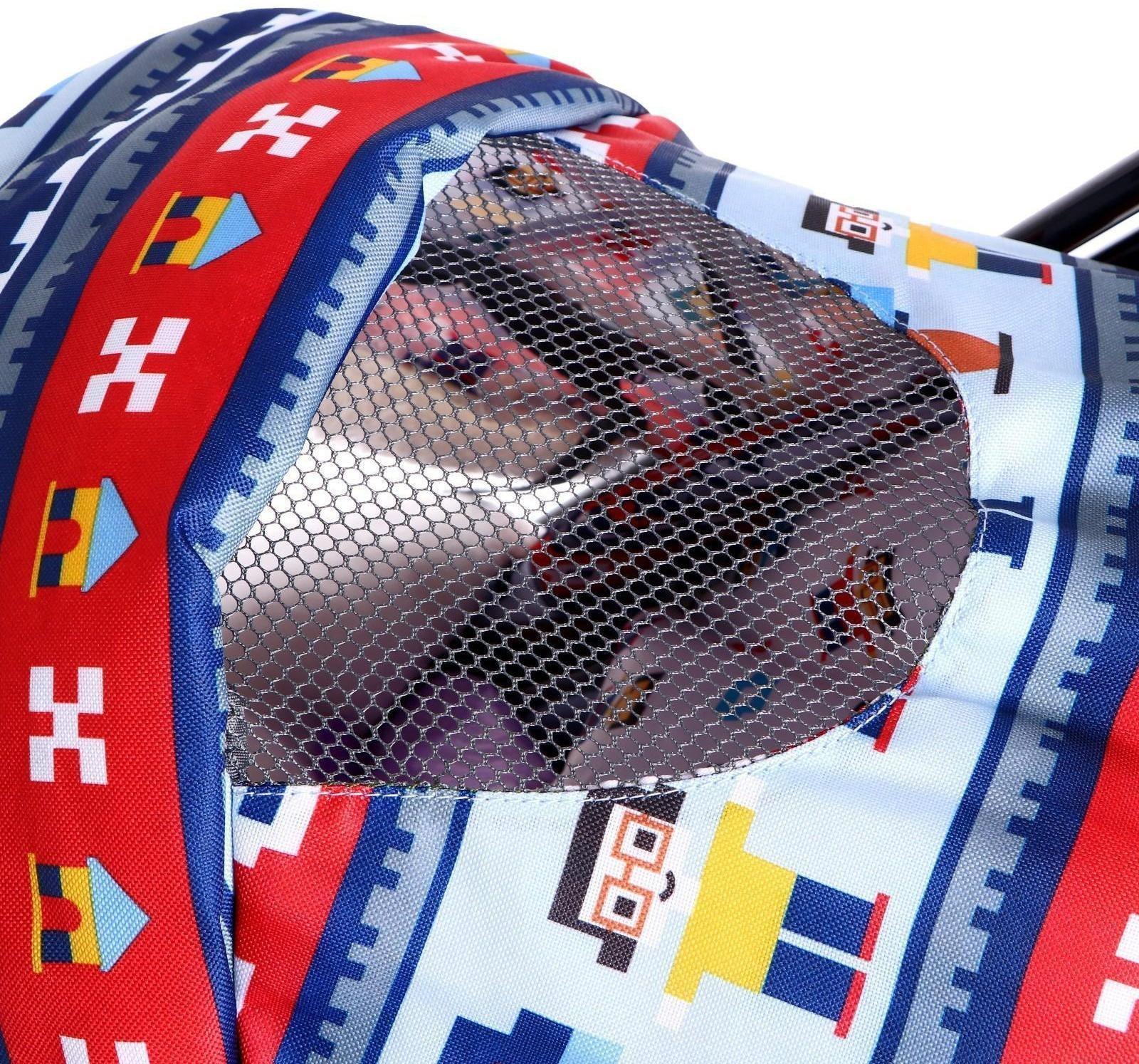 Санки-коляска «Ника детям 7-5», в стиле Лего