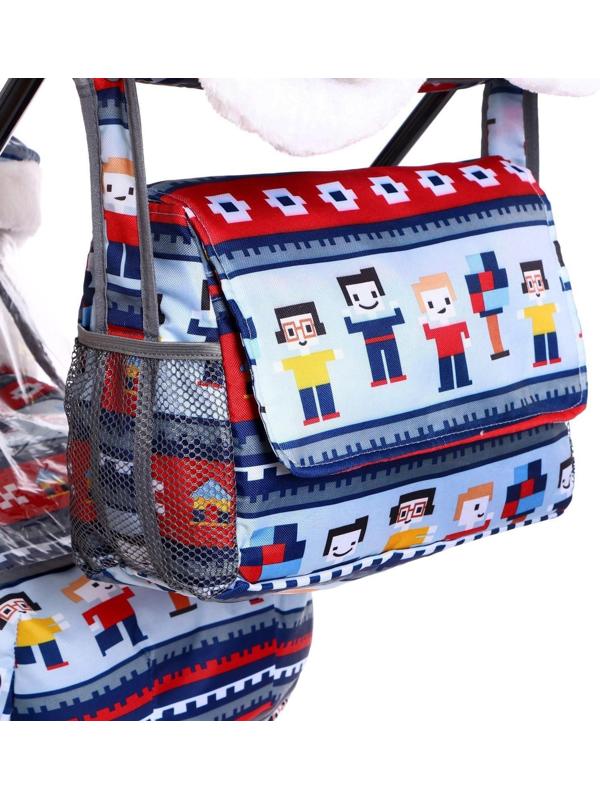 Санки-коляска «Ника детям 7-5», в стиле Лего