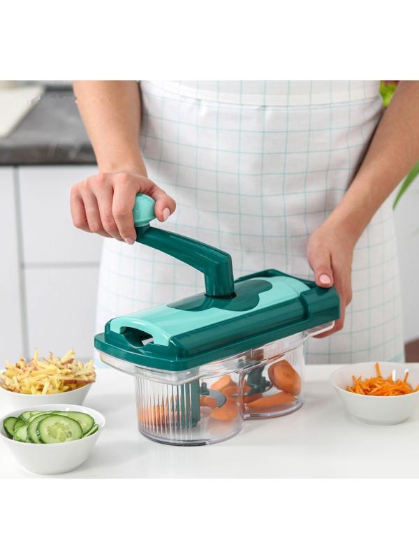 Овощерезка механическая «Дует», ABS-пластик, нержавеющая сталь