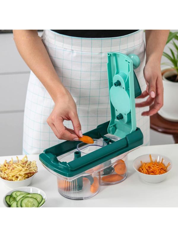 Овощерезка механическая «Дует», ABS-пластик, нержавеющая сталь