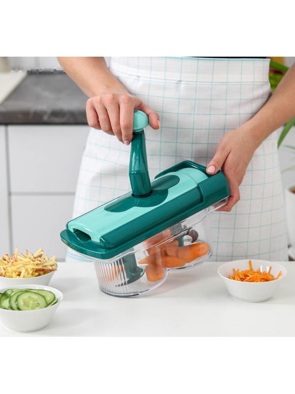 Овощерезка механическая «Дует», ABS-пластик, нержавеющая сталь