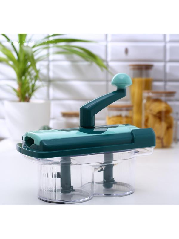 Овощерезка механическая «Дует», ABS-пластик, нержавеющая сталь