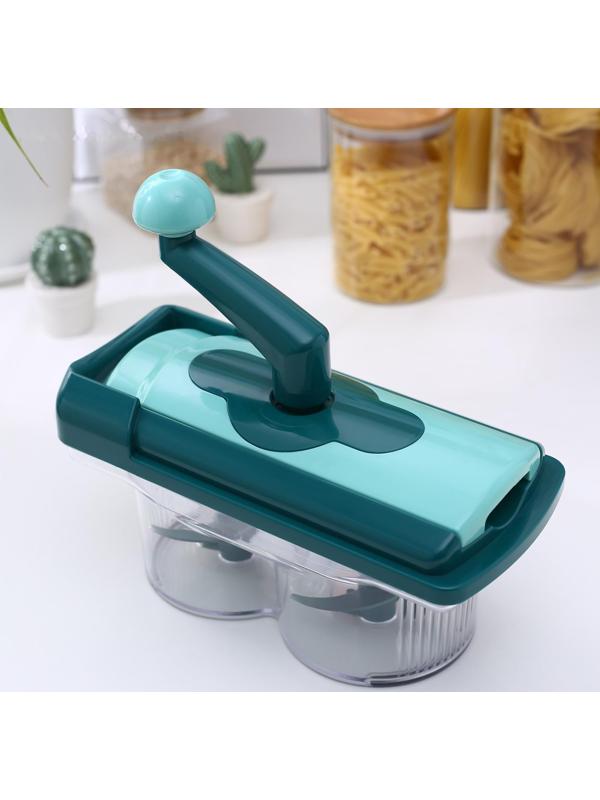 Овощерезка механическая «Дует», ABS-пластик, нержавеющая сталь