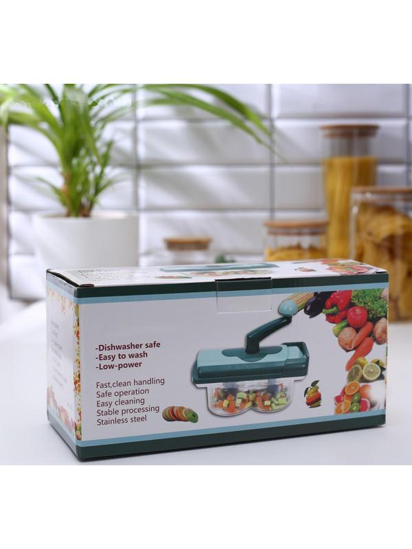 Овощерезка механическая «Дует», ABS-пластик, нержавеющая сталь