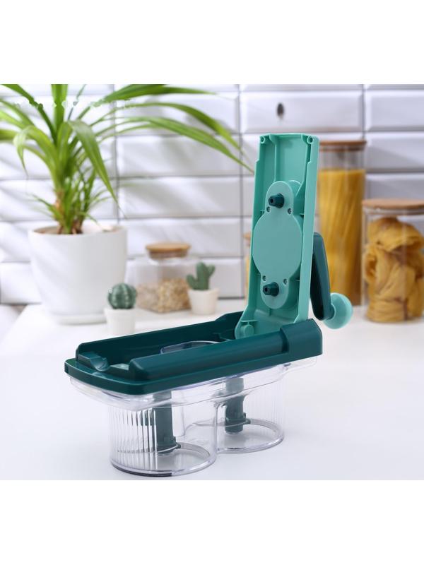 Овощерезка механическая «Дует», ABS-пластик, нержавеющая сталь