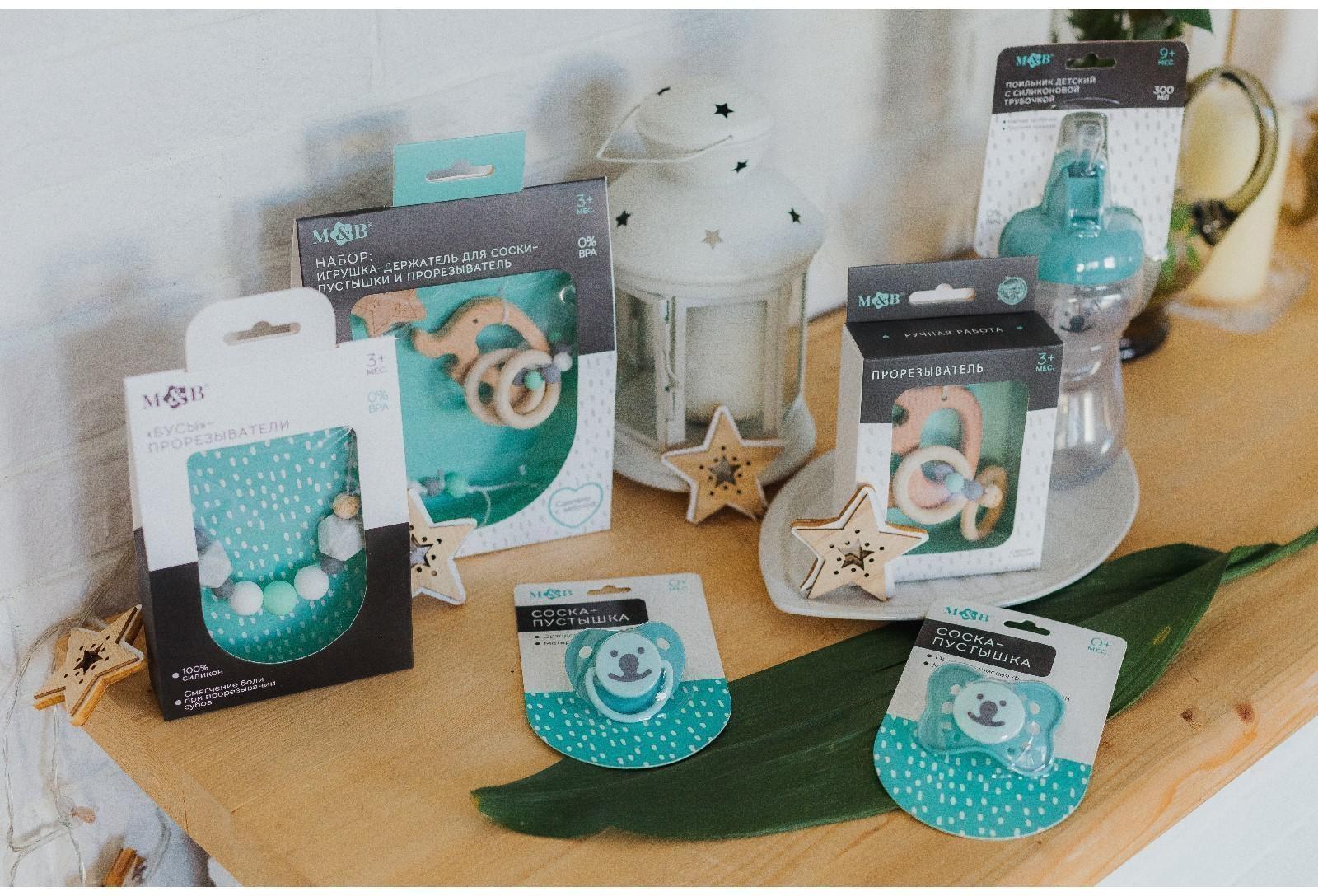 Соска-пустышка ортодонтическая, силикон, от 0 мес., цвет бирюзовый