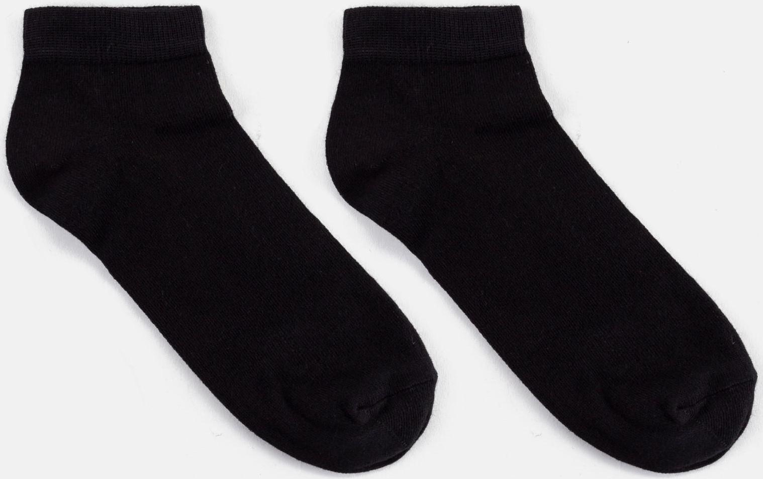 Носки мужские, цвет чёрный, размер 25-27